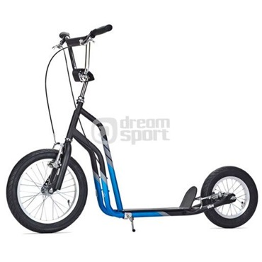 Koloběžka City 16"/12" black/blue