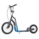Koloběžka City 16"/12" black/blue Stylová koloběžka pro dospívající i ty, kteří už dávno dospěli, ale neztratili nic ze své...  Y