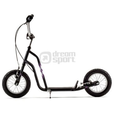 Koloběžka Wzoom 12" black/violet