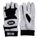 Pálkařské rukavičky TUFF GLOVE WIN Kvalitní pálkařské rukavičky z pravé kůže, barva bílá s černou lycrou, vel. YXL, S, L, XL, pouze...  