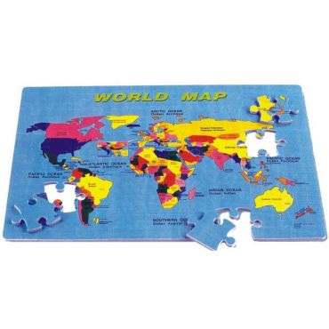 Mapa světa - puzzle z kategorie .