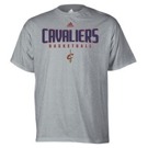 Triko NBA Cavaliers Triko Adidas, licence NBA, nápis a logo Cavaliers, 90% bavlna a 10% polyester, barva šedá, vel. XL.  A