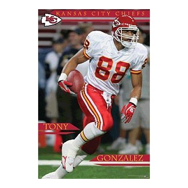 Plakát NFL Tony Gonzales
