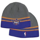 Kulich NBA SUNS pletená čepice Adidas, 100% acrylic, logo Suns a logo NBA, barva modrá, oranžová, vel. dospělá  