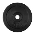 Závaží Spokey AKER 5kg Pogumované ocelové závaží Aker o hmotnosti 5kg.  