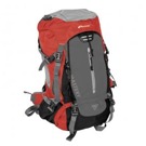 Batoh Spokey MASTERY - 45l červený Ultralehký batoh na vícedenní výlety s kapsou na camelbak a mp3 s výborným rozkladem zátěže pro...  