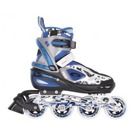 Kolečkové fitness inline brusle Spokey FOCUS tm. modré