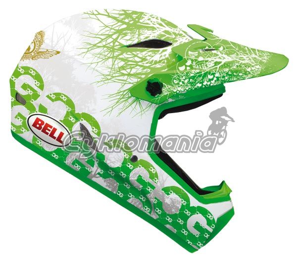 bell cedric gracia helmet Downhill/BMX přilba Bell Drop 10 green/white cedric gracia signature  Dreamsport.cz
